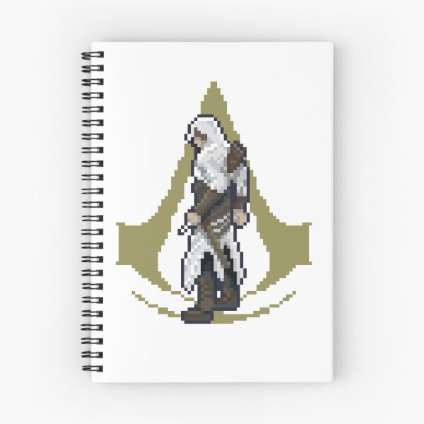 Item preview, Assassins Creed Altair Pixel Art Retro Symbol designed and sold by wolfkin-design.