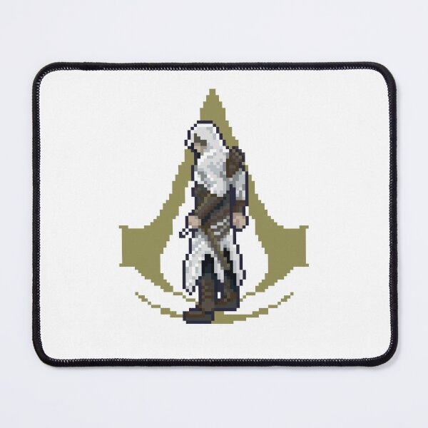 Item preview, Assassins Creed Altair Pixel Art Retro Symbol designed and sold by wolfkin-design.
