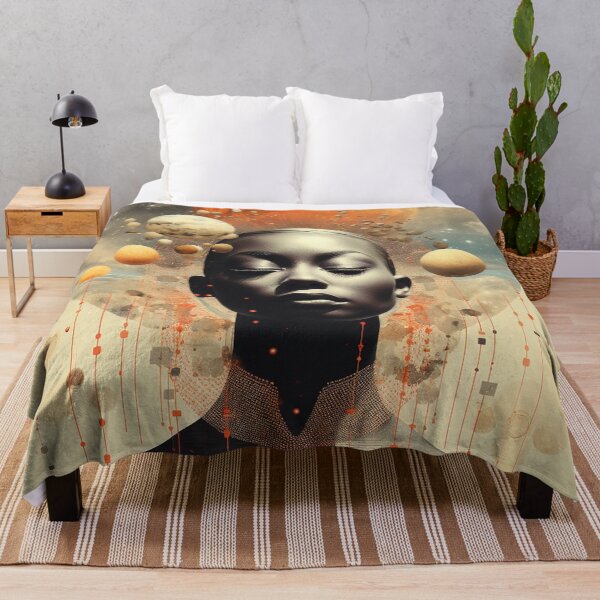 Item preview, Afrofuturism Art designed and sold by MidJourneymen.