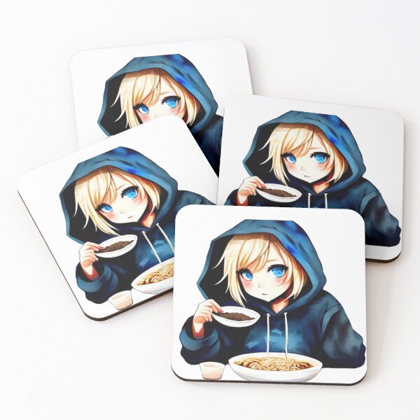 Item preview, Girl eating spaghetti  designed and sold by Hamzibout.
