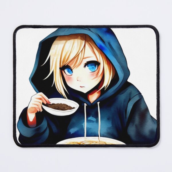 Item preview, Girl eating spaghetti designed and sold by Hamzibout.