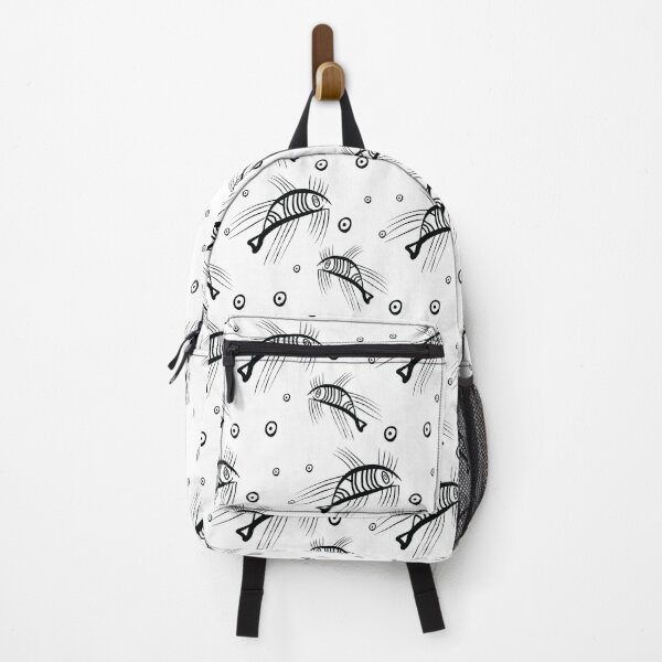 Item preview, Cypriot Black Fish Pattern designed and sold by Aeterna Prints.