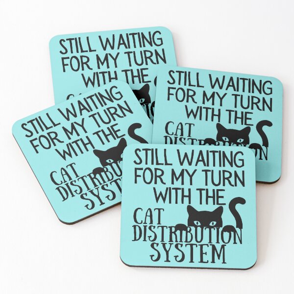 Item preview, Funny Cat Distribution System Typographic Meme designed and sold by AloraDawnEve.