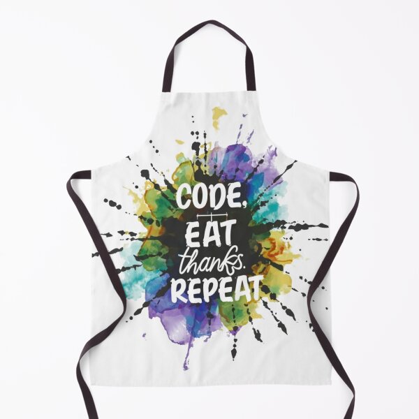 Item preview, Code Eat Thanks Repeat Funny Thanksgiving Quote designed and sold by Osa-Store.
