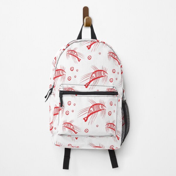 Item preview, Cypriot Red Fish Pattern designed and sold by Aeterna Prints.