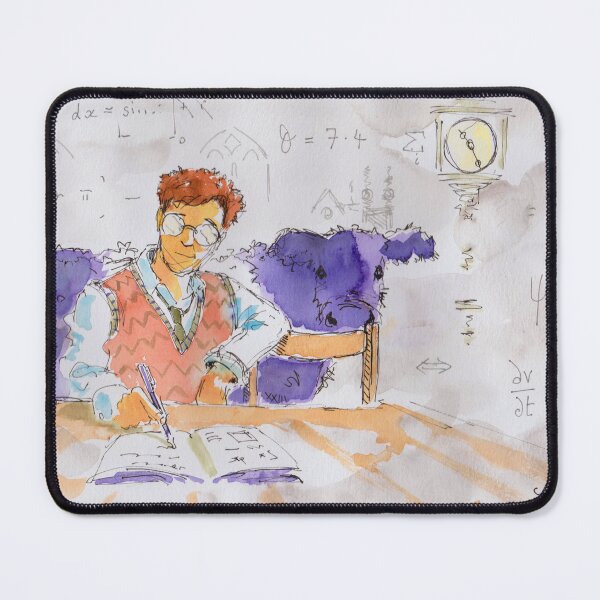 Item preview, Dark Academia Surreal Mathematician Painting designed and sold by MikeJory.