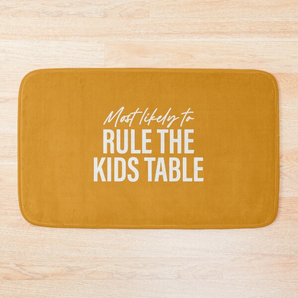 Item preview, Most Likely To Rule The Kids Table Thanksgiving Superlatives designed and sold by ArtMeetsPizza.