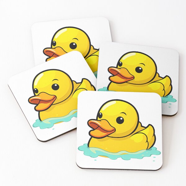 Item preview, Rubber Duck Swimming in Water designed and sold by MagicColorPrint.