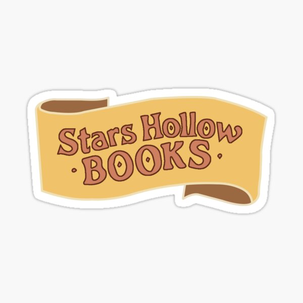 Stars Hollow Book Store Sign Sticker