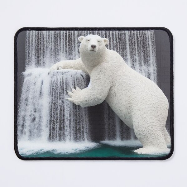 Item preview, Waterfall Polar Bear designed and sold by ComputerContent.