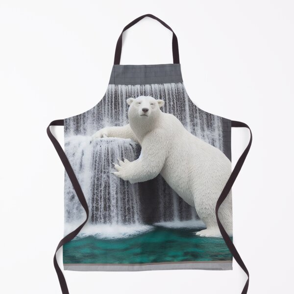 Item preview, Waterfall Polar Bear designed and sold by ComputerContent.