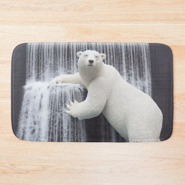 Item preview, Waterfall Polar Bear designed and sold by ComputerContent.