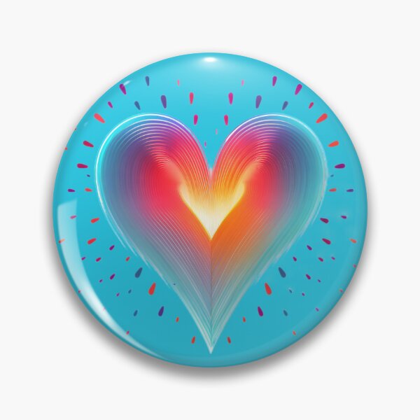 Item preview, Soft, warm colored heart. designed and sold by AiApparel24-art.