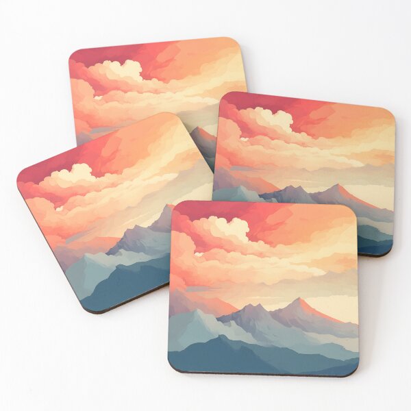 Item preview, Fiery Skies and Silent Mountains designed and sold by DigitalDoodleDK.