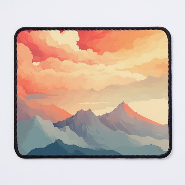 Item preview, Fiery Skies and Silent Mountains designed and sold by DigitalDoodleDK.