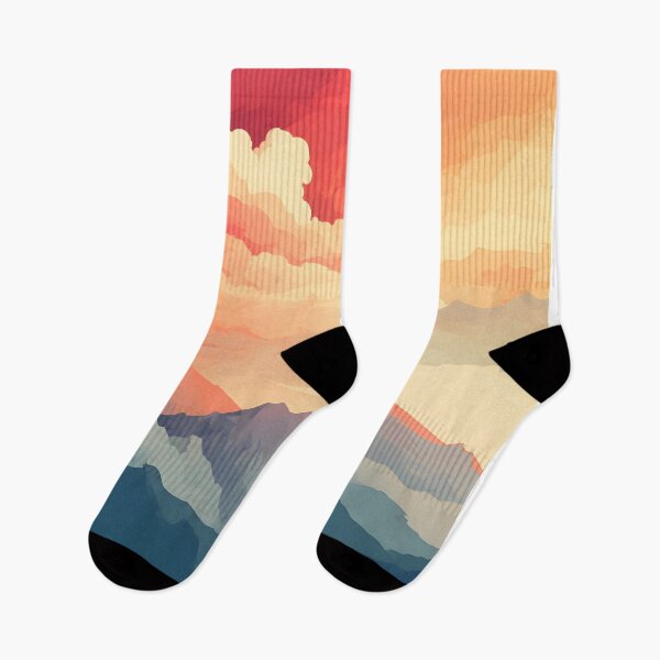 Item preview, Fiery Skies and Silent Mountains designed and sold by DigitalDoodleDK.
