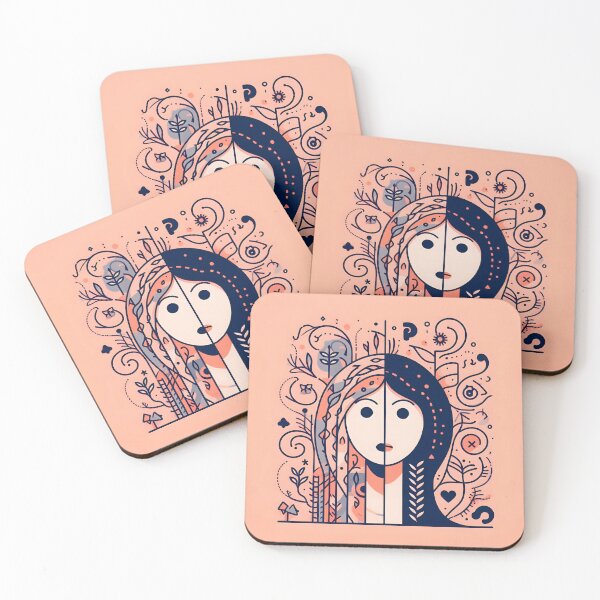 Item preview, Feminine Duality designed and sold by DigitalDoodleDK.
