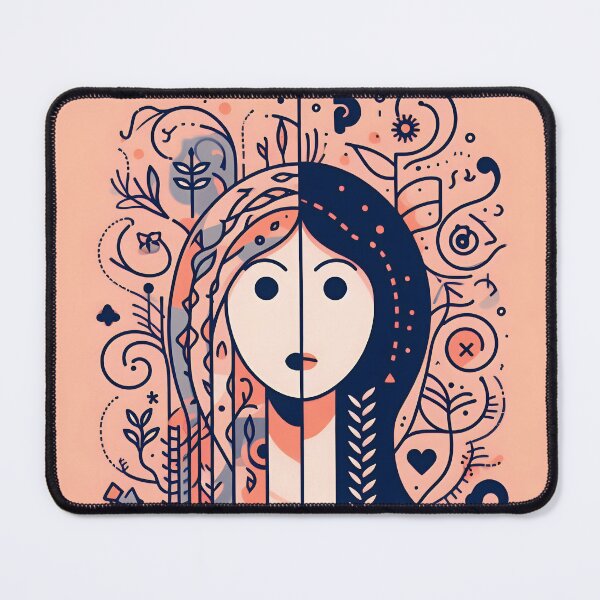 Item preview, Feminine Duality designed and sold by DigitalDoodleDK.