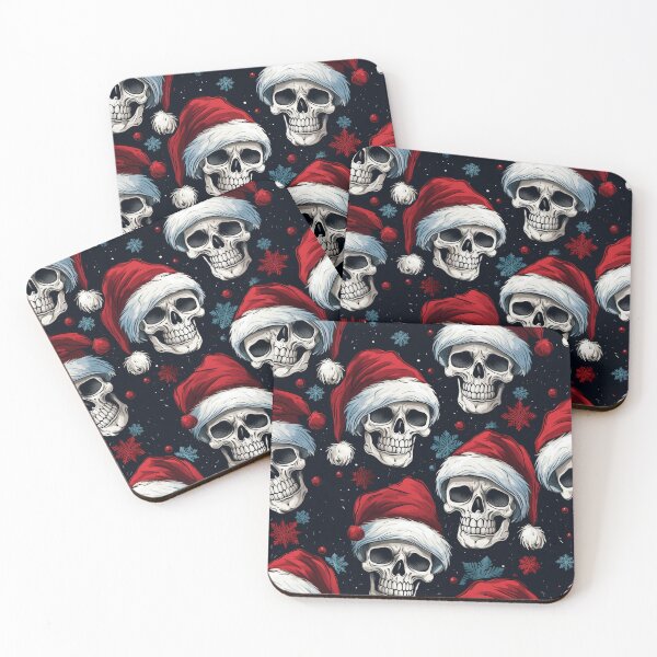 Item preview, Gothic Christmas Skull  designed and sold by NuttyCottage.