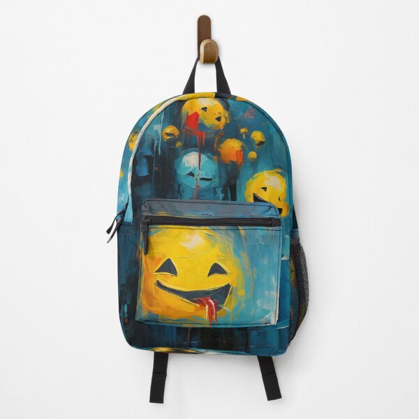 Item preview, Expressive Smiley Faces Abstract Art - Contemporary Canvas Print designed and sold by Onnnit.