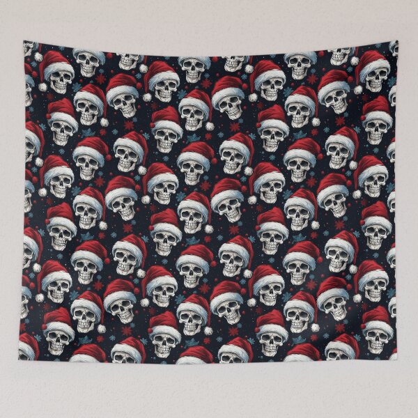 Item preview, Gothic Christmas Skull  designed and sold by NuttyCottage.