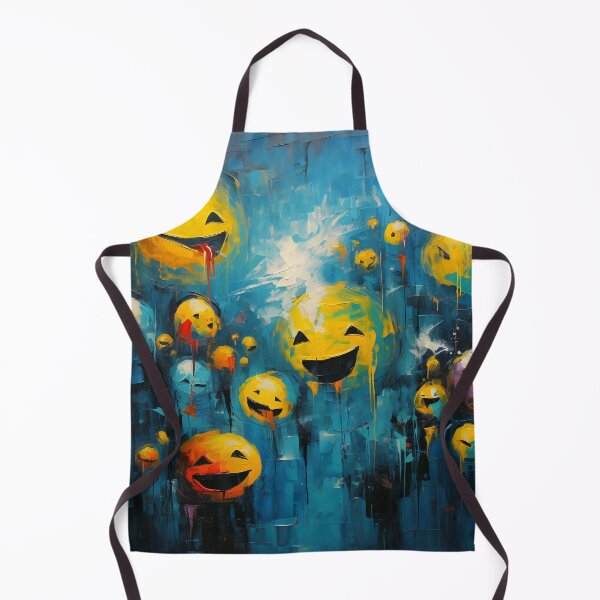Item preview, Expressive Smiley Faces Abstract Art - Contemporary Canvas Print designed and sold by Onnnit.
