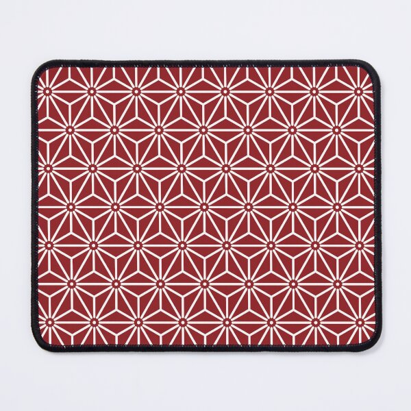 Item preview, Oriental Red Shinshu Asanoha Japan Pattern designed and sold by Digital Homestead.