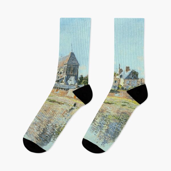 Item preview, Claude Monet's View of the Church at Vernon designed and sold by mosfunky.