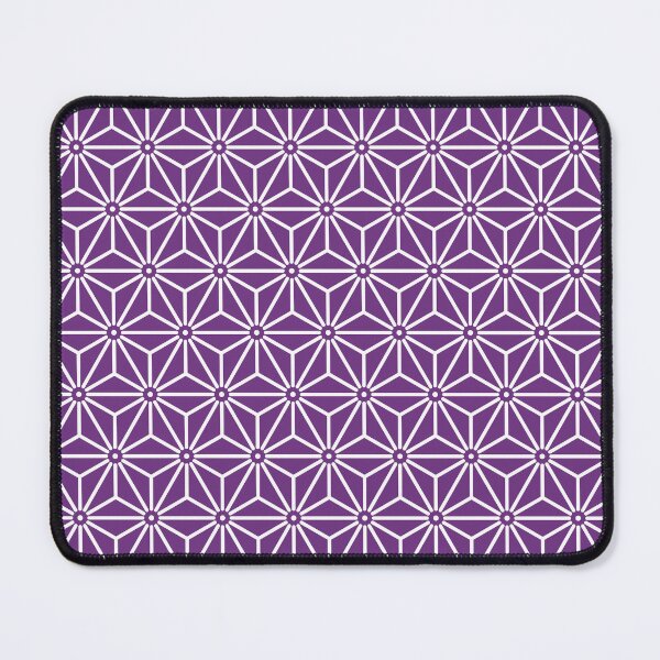 Item preview, Oriental Purple Ayame Asanoha Japan Pattern designed and sold by Digital Homestead.