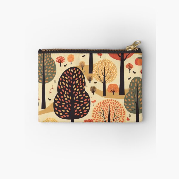 Item preview, Whimsical Woodland: Stylized Autumn Trees & Foliage Art Print designed and sold by Onnnit.