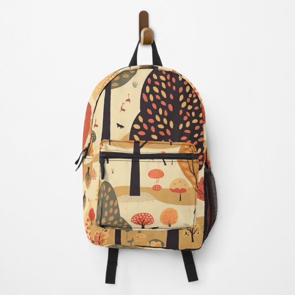 Item preview, Whimsical Woodland: Stylized Autumn Trees & Foliage Art Print designed and sold by Onnnit.