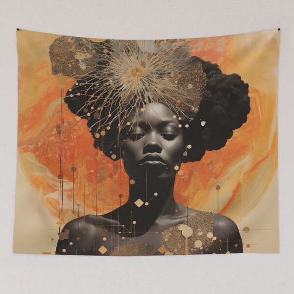 Artikelvorschau, Afrofuturismus-Kunst entworfen und verkauft von MidJourneymen.