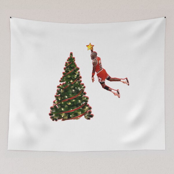 Item preview, Jordan dunking on Christmas tree designed and sold by wonderscrafts.
