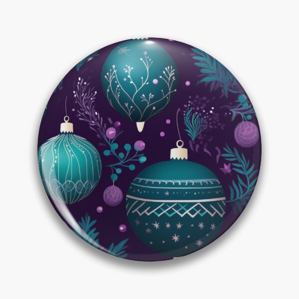 Item preview, Bauble Blues Pattern designed and sold by Ellimade.