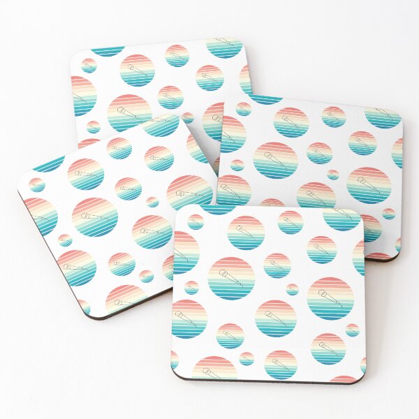 Item preview, Retro Sunset Microphone Line Art designed and sold by JPareDesign.