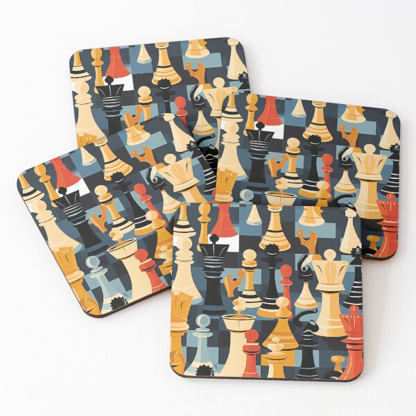 Item preview, Strategic Play: Modern Chess Pieces Artwork designed and sold by Onnnit.