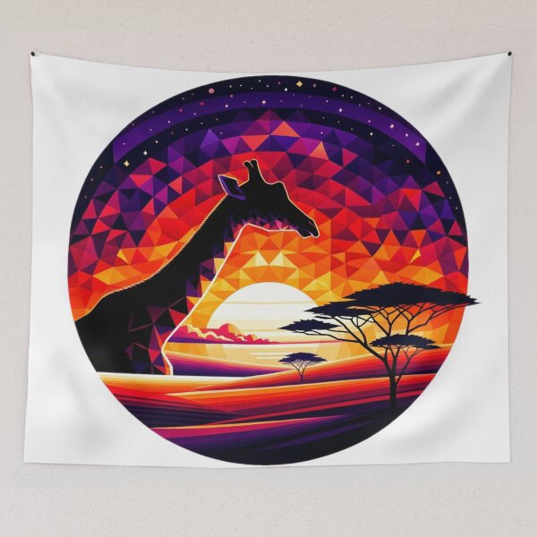 Item preview, giraffe designed and sold by FarbenFabel.