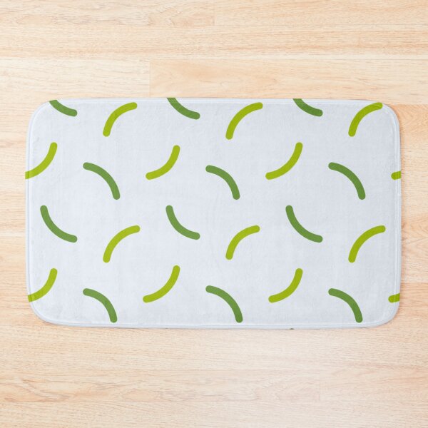Item preview, Lime Olive Green White Arc Line Wave Circle Curve Mustache Satellite Plate Happy Geometric Pattern  designed and sold by PenguinForests.