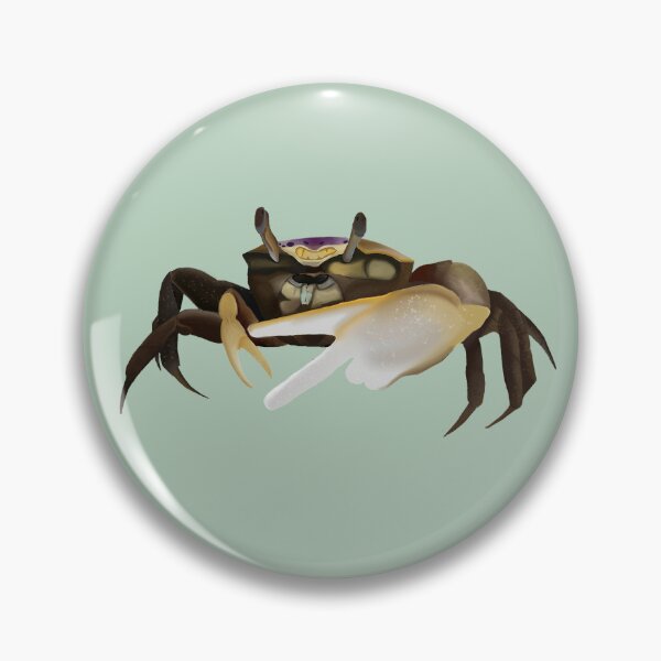 Item preview, Peace sign fiddler crab designed and sold by heatherleaf.