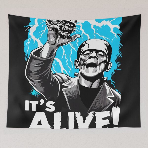 Item preview, Frankenstein It's Alive Halloween Horror  designed and sold by KitonicTees.