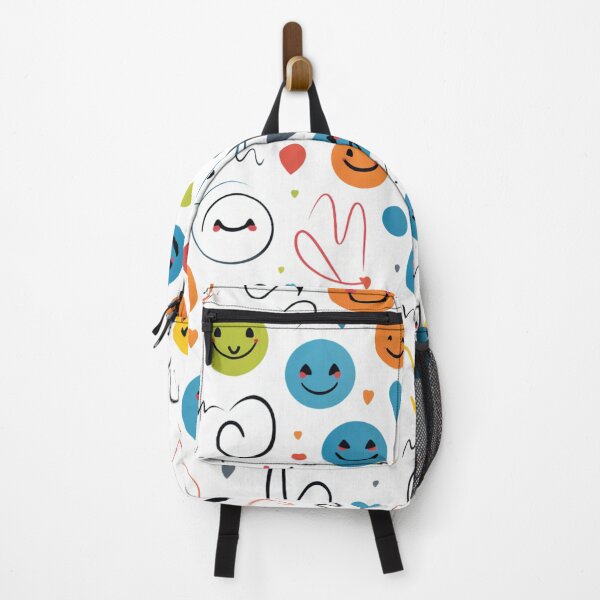 Item preview, Smiling faces with hearts pattern designed and sold by SmileshareShop.