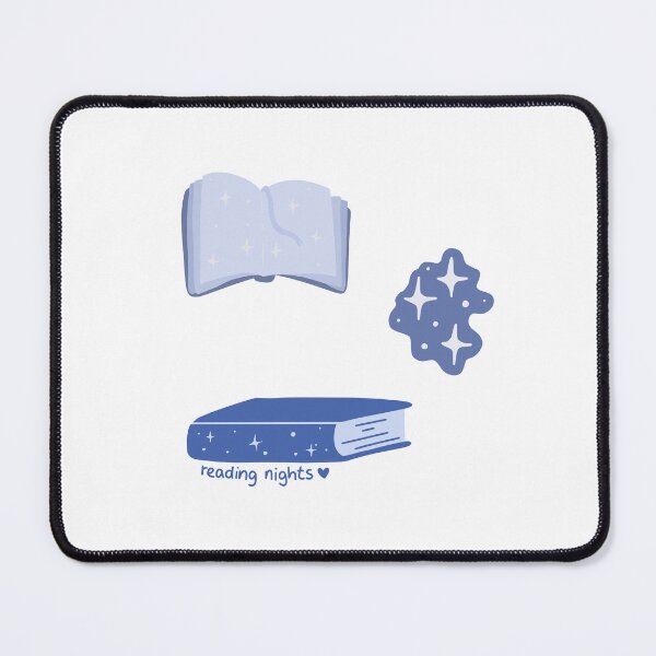 Item preview, magical blue book set with stars designed and sold by loulou-artifex.