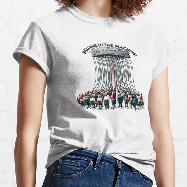Item preview, Pink Floyd "Welcome to the Machine" lyric t-shirt designed and sold by Jason Haap.