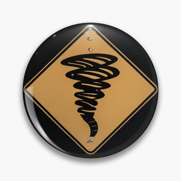 Item preview, Tornado Warning Road Sign designed and sold by FlexYourMind.