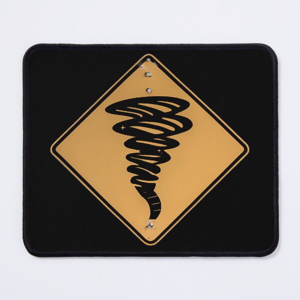 Item preview, Tornado Warning Road Sign designed and sold by FlexYourMind.