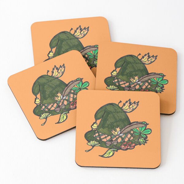 Item preview, Cozy Fall Hat and Leaves Doodle designed and sold by 80HDeez.
