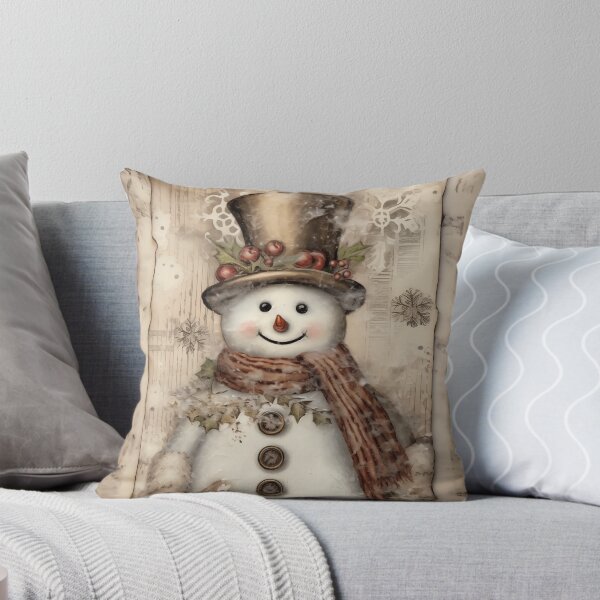 Item preview, Vintage Christmas Snowman 2 designed and sold by Juliascutecornr.
