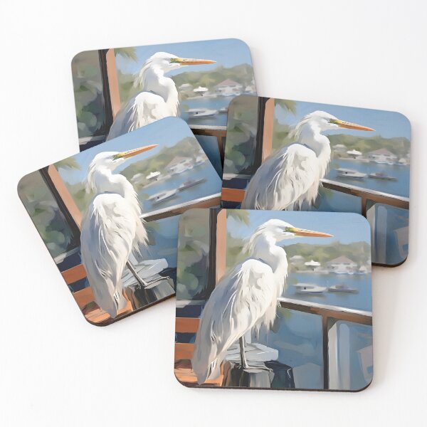 Item preview, Harbor Heron designed and sold by DigitalDoodleDK.