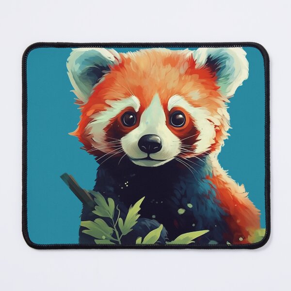 Item preview, Red Panda Baby Bear Artistic Portrait designed and sold by dreamingbliss.