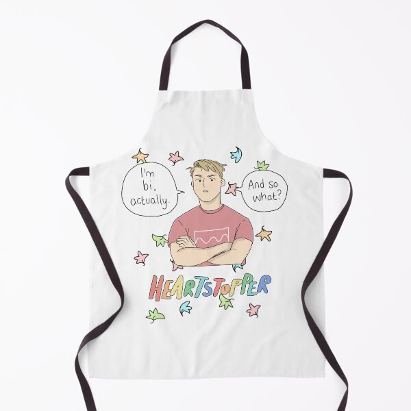 Item preview, Nick Nelson - Im bi actually and so what - Heartstopper leaves (White background) designed and sold by Mabel-rgz.
